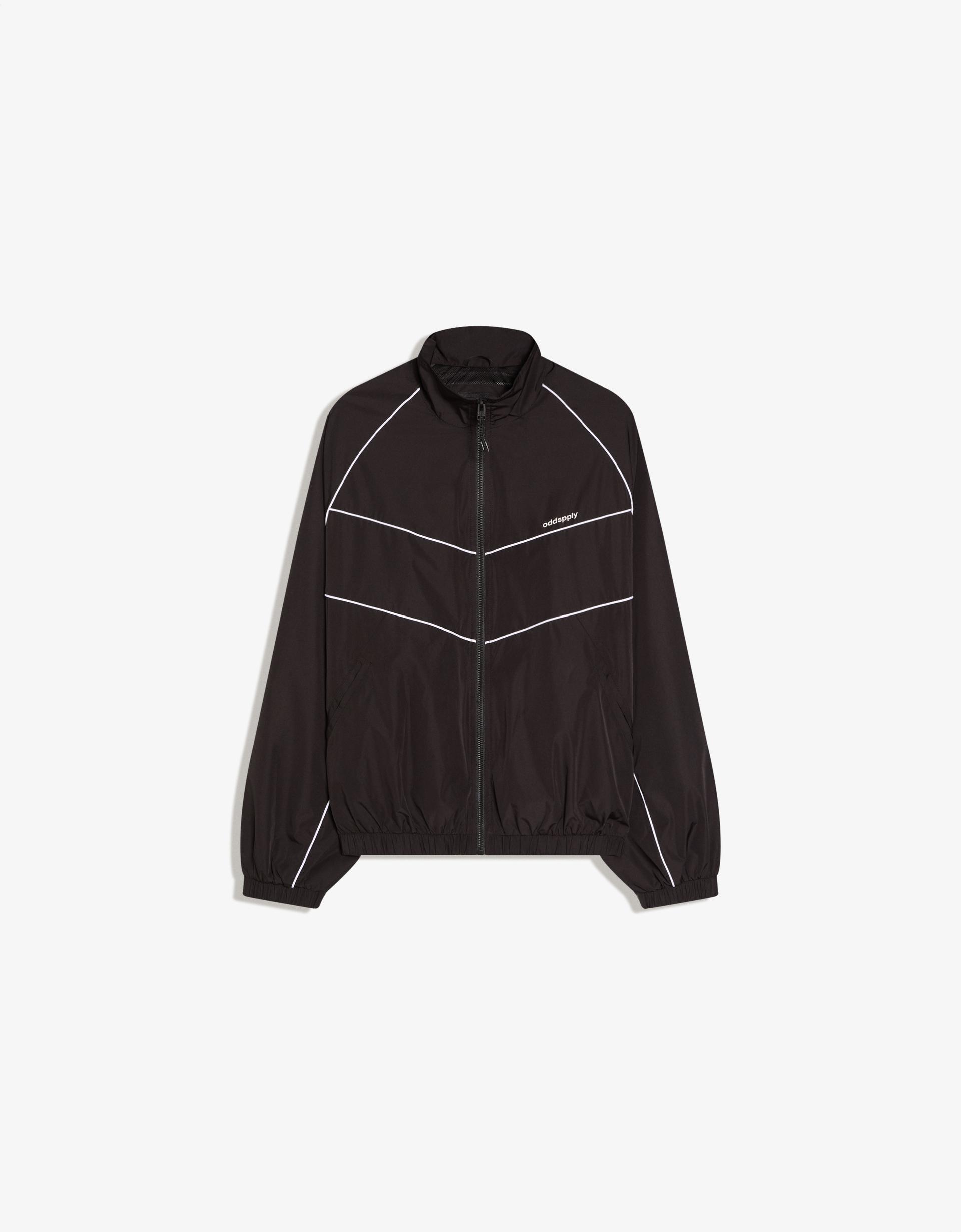 Veste tracksuit Bershka noir